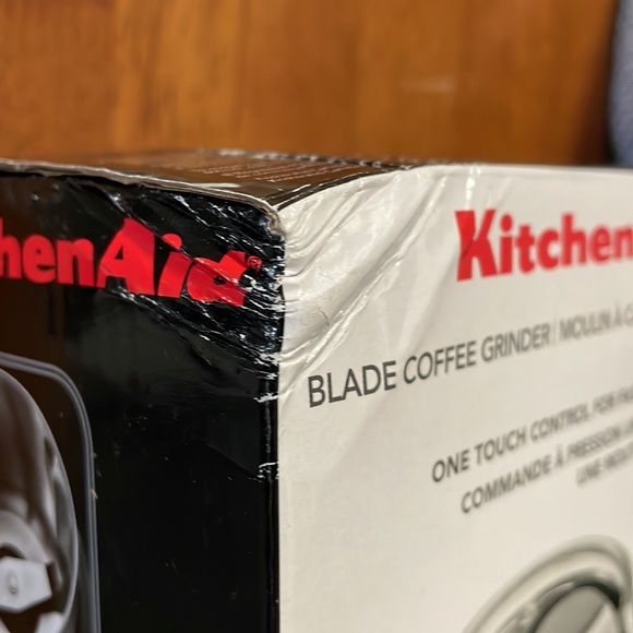 NWT KitchenAid Blade Coffee Grinder BCG111OB in Onyx Black - Picture 8 of 8